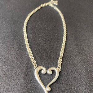 Brighton Necklace with Silver Heart